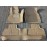 Коврики кожаные 3D в салон BMW X5 2010-2015 г.в. (Бежевый)