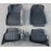 Коврики кожаные 3D в салон Audi A4 2010-2014 г.в. (Черный)