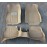 Коврики кожаные 3D в салон Audi A4 2010-2014 г.в. (Бежевый)