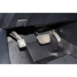 Коврики кожаные 3D в салон Volkswagen Passat 2016-2019 г.в. (Черный)