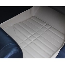 Коврики кожаные 3D в салон Audi A4 2010-2014 г.в. (Бежевый)