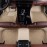 Коврики кожаные 5D в салон Audi A4 2010-2014 г.в. (Белый)