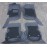 Коврики кожаные 5D в салон Kia Rio 2005-2011 г.в. (Черный)