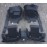 Коврики кожаные 5D в салон Volvo XC60 2009-2015 г.в. (Черный)